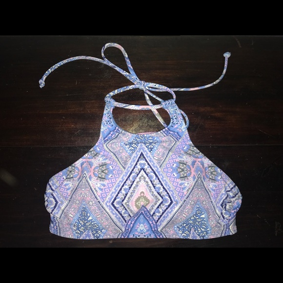 high neck bikini top target